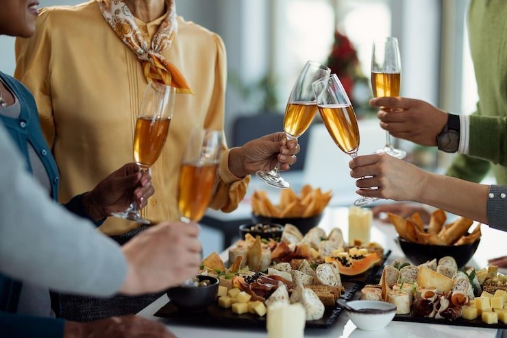 closeup-business-people-celebrating-toasting-with-champagne-office-party_637285-9581